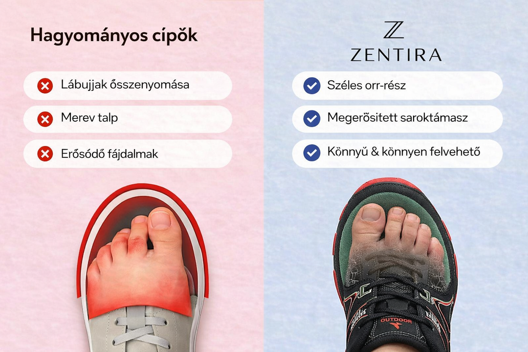 TrekPro | Kényelmes Férfi Ortopéd Túracipő